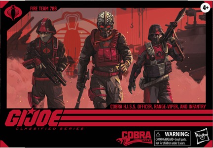 G.I. Joe 6" Classified Series Cobra H.I.S.S. Fire Team 788 thumbnail