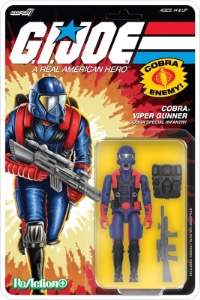 G.I. Joe Super7 ReAction Cobra Viper Gunner