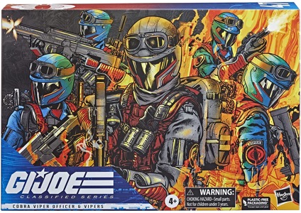 G.I. Joe 6" Classified Series Cobra Viper Officer & Vipers 3 Pack