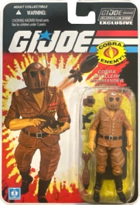 G.I. Joe Collector's Club Cobra W.O.R.M.S. Officer (Cobra Artillery Commander)