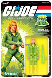 G.I. Joe Super7 ReAction Cover Girl (Glow Patrol - Green)