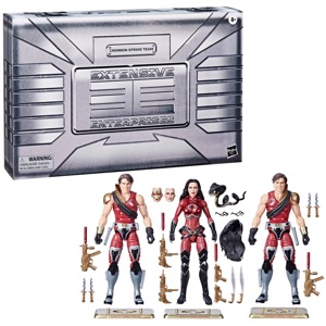 G.I. Joe 6" Classified Series Crimson Strike Team: Baroness, Tomax & Xamot