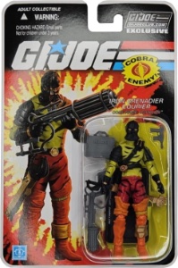 G.I. Joe Collector's Club Darklon (Iron Grenadier Courier)