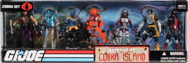 G.I. Joe 25th Anniversary Defense of Cobra Island 7 Pack