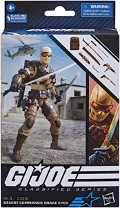 G.I. Joe 6" Classified Series Desert Commando Snake Eyes thumbnail