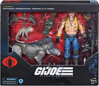 G.I. Joe 6" Classified Series Dreadnok Gnawgahyde and Pets Porkbelly & Yobbo