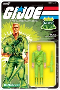 G.I. Joe Super7 ReAction Duke (Glow Patrol - Green)
