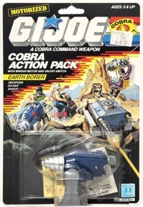 G.I. Joe A Real American Hero Earth Borer (Action Pack)