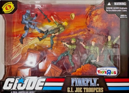 G.I. Joe 25th Anniversary Firefly vs G.I. Joe Troopers 5 Pack