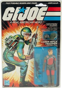 G.I. Joe A Real American Hero Flash (Laser Rifle Trooper)