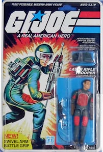 G.I. Joe A Real American Hero Flash (Laser Rifle Trooper) - Swivel
