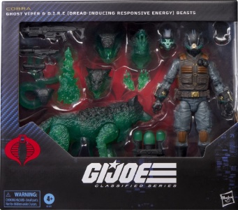 G.I. Joe 6" Classified Series Ghost Viper & D.I.R.E. (Dread-Inducing Responsive Energy) Beasts