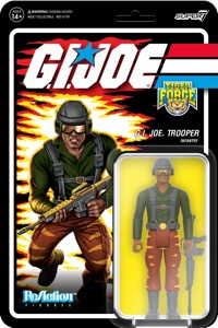G.I. Joe Super7 ReAction Greenshirt Goggles Down (Brown - Python Patrol)