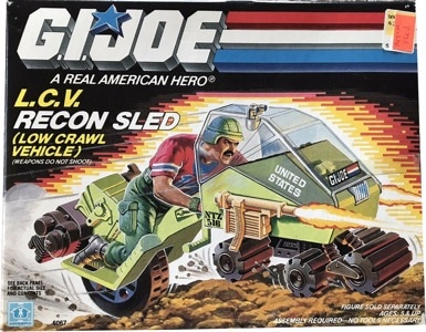 G.I. Joe A Real American Hero L.C.V. Recon Sled (Low Crawl Vehicle)