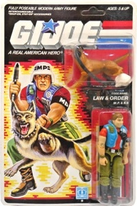 G.I. Joe A Real American Hero Law & Order (M.P. & K-9)