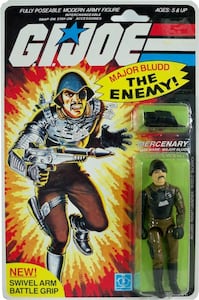 G.I. Joe A Real American Hero Major Bludd (Mercenary)