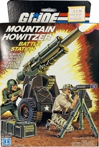 GI Joe VEHICLE PART 1984 Mountain Howitzer       Binoculars 