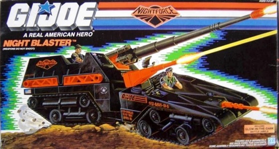G.I. Joe A Real American Hero Night Blaster