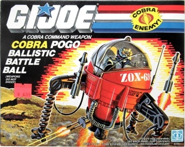 G.I. Joe A Real American Hero Pogo Ballistic Battle Ball