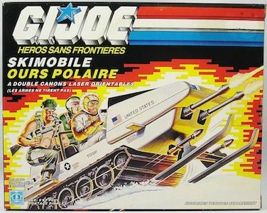 G.I. Joe A Real American Hero Polar Battle Bear (Skimobile)