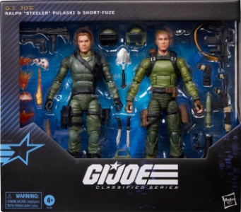 G.I. Joe 6" Classified Series Ralph “Steeler” Pulaski & Short-Fuze