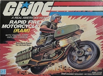 G.I. Joe A Real American Hero RAM (Rapid Fire Motorcycle)