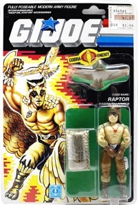 G.I. Joe A Real American Hero Raptor (Cobra Falconer)