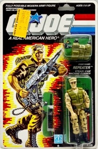 G.I. Joe A Real American Hero Repeater (Steadi-Cam Machine Gunner)