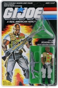 G.I. Joe A Real American Hero Roadblock (Heavy Machine Gunner v2)