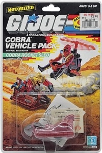 G.I. Joe A Real American Hero Rocket Sled (Vehicle Pack)