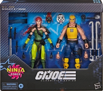 G.I. Joe 6" Classified Series Scarlett and T'Jbang (Ninja Force)