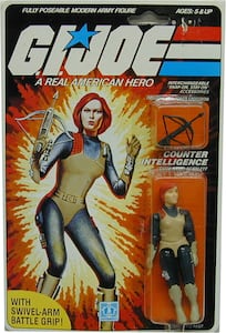 G.I. Joe A Real American Hero Scarlett (Counter Intelligence) - Swivel