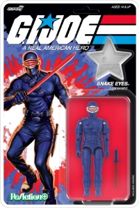 G.I. Joe Super7 ReAction Snake Eyes (America's 250th Anniversary)