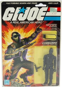 G.I. Joe A Real American Hero Snake Eyes (Commando)