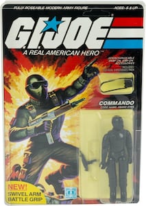 G.I. Joe A Real American Hero Snake Eyes (Commando) - Swivel