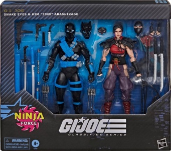 G.I. Joe 6" Classified Series Snake Eyes & Kim “Jinx” Arashikage (Ninja Force)