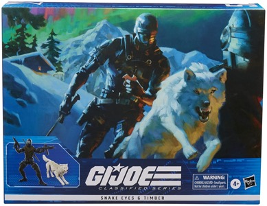 G.I. Joe 6" Classified Series Snake Eyes & Timber (v2)