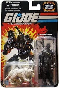 G.I. Joe 25th Anniversary Snake Eyes (White Timber)