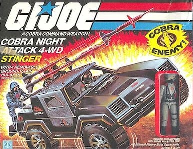 G.I. Joe A Real American Hero Stinger (Night Attack 4-WD)