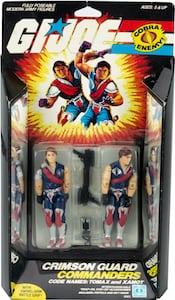 G.I. Joe A Real American Hero Tomax and Xamot (Crimson Guard Commanders)