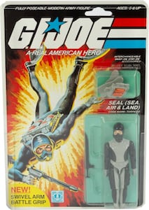 G.I. Joe A Real American Hero Torpedo (SEAL)