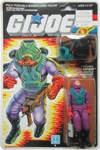 G.I. Joe A Real American Hero Toxo-Viper (Cobra Hostile Environment Trooper)