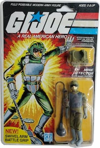 G.I. Joe A Real American Hero Tripwire (Mine Detector)