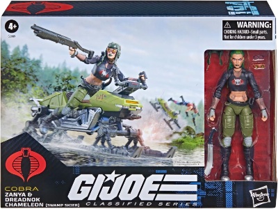 G.I. Joe 6" Classified Series Zanya and Dreadnok Chameleon (Swamp Skier)