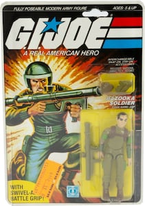 G.I. Joe A Real American Hero Zap (Bazooka Soldier) - Swivel