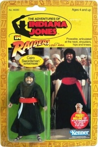 Indiana Jones Kenner Vintage Cairo Swordsman