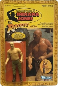 Indiana Jones Kenner Vintage German Mechanic