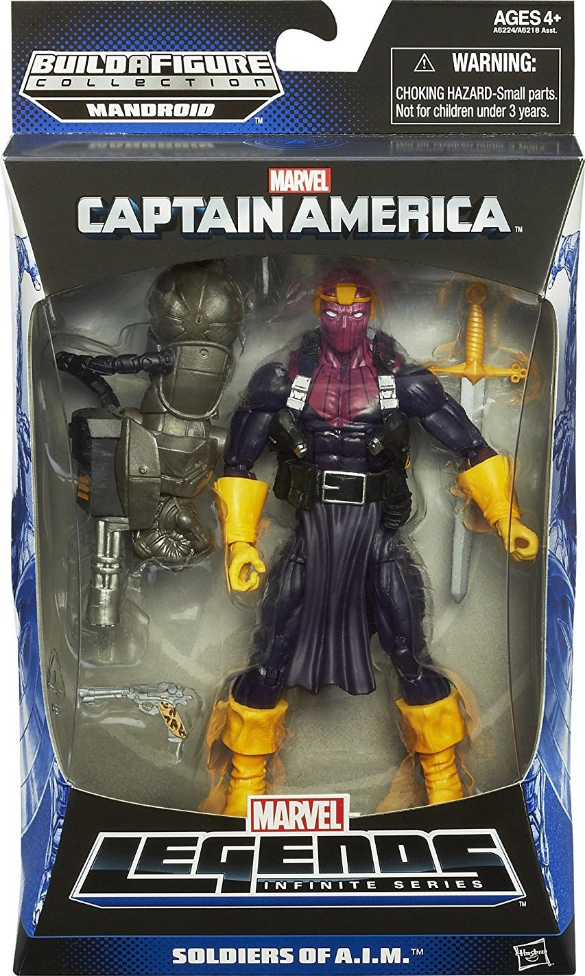 Marvel Legends MANDROID RIGHT ARM ONLY BAF Figure Piece Baron Zemo Aim Loose 