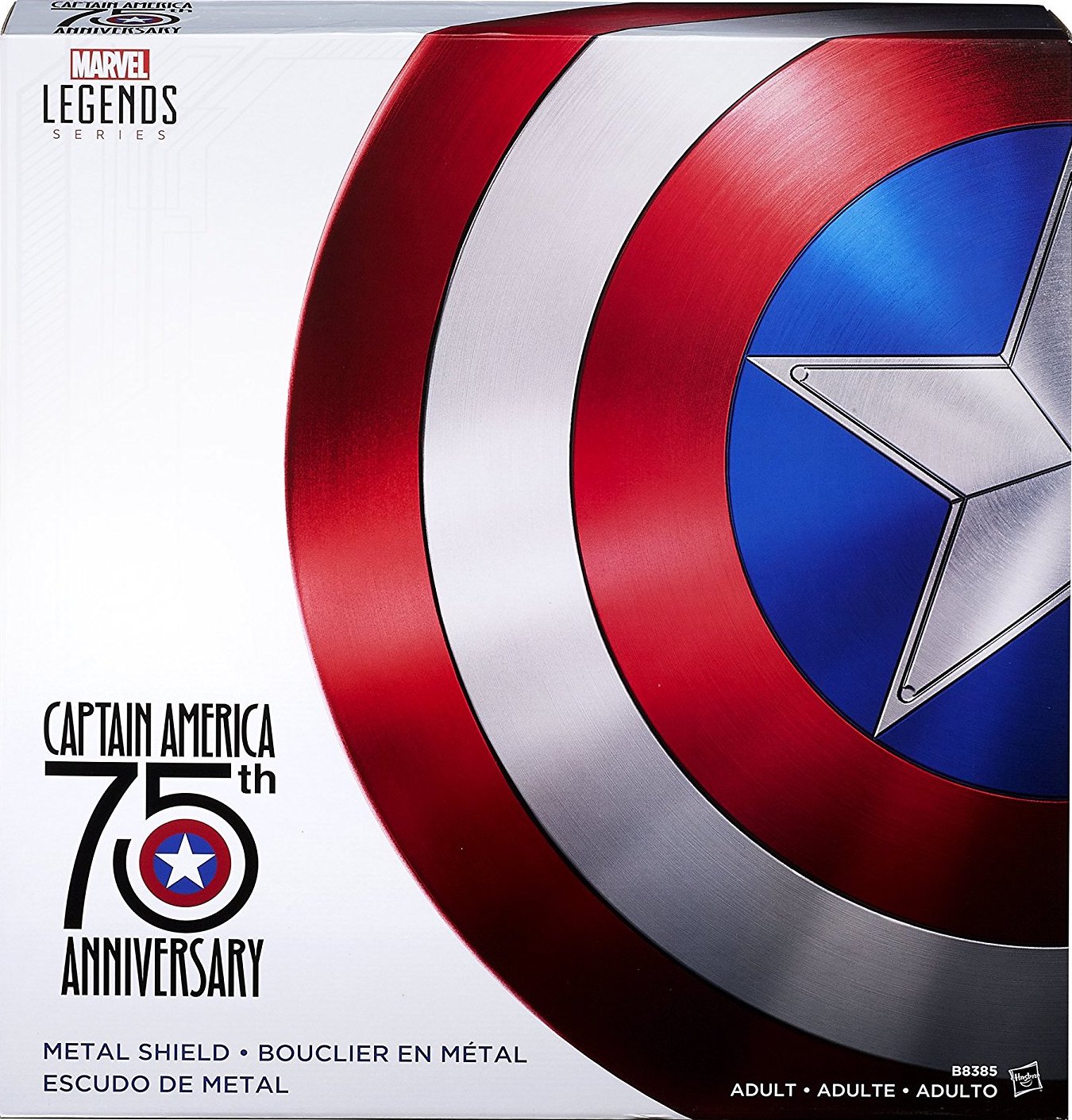 Hasbro Marvel Legends Captain America 75th Anniversary 1:1 Metal Shield IN STOCK