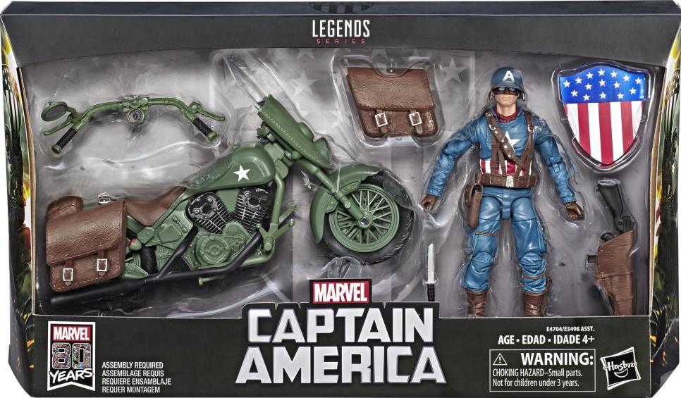 Marvel Legends Ultimate Captain America with Motorcycle New In Hand Sealed